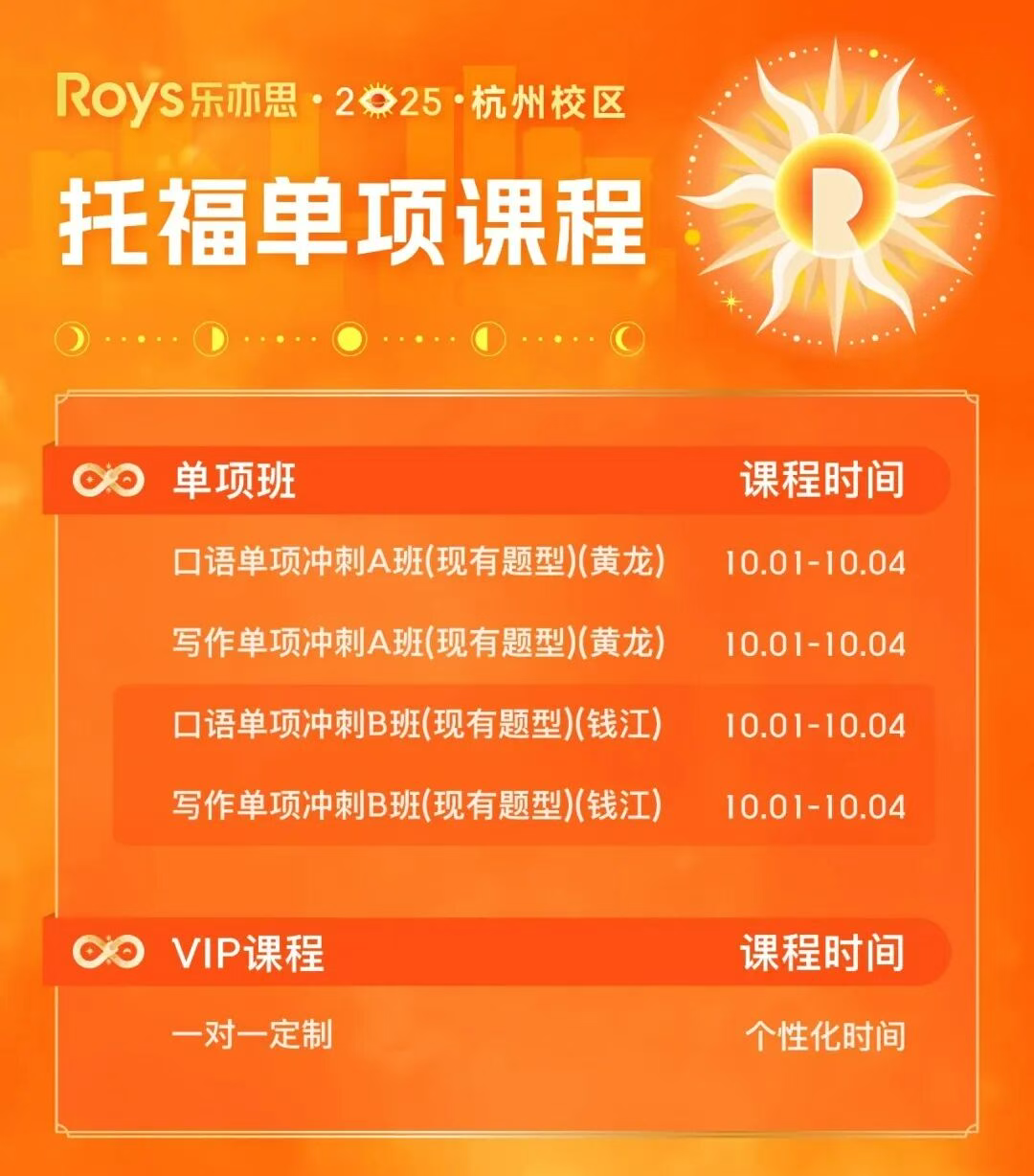 樂亦思托福國慶巔峰班來襲!助力斬獲110+高分! 樂亦思托福國慶巔峰班來襲!助力斬獲110+高分!